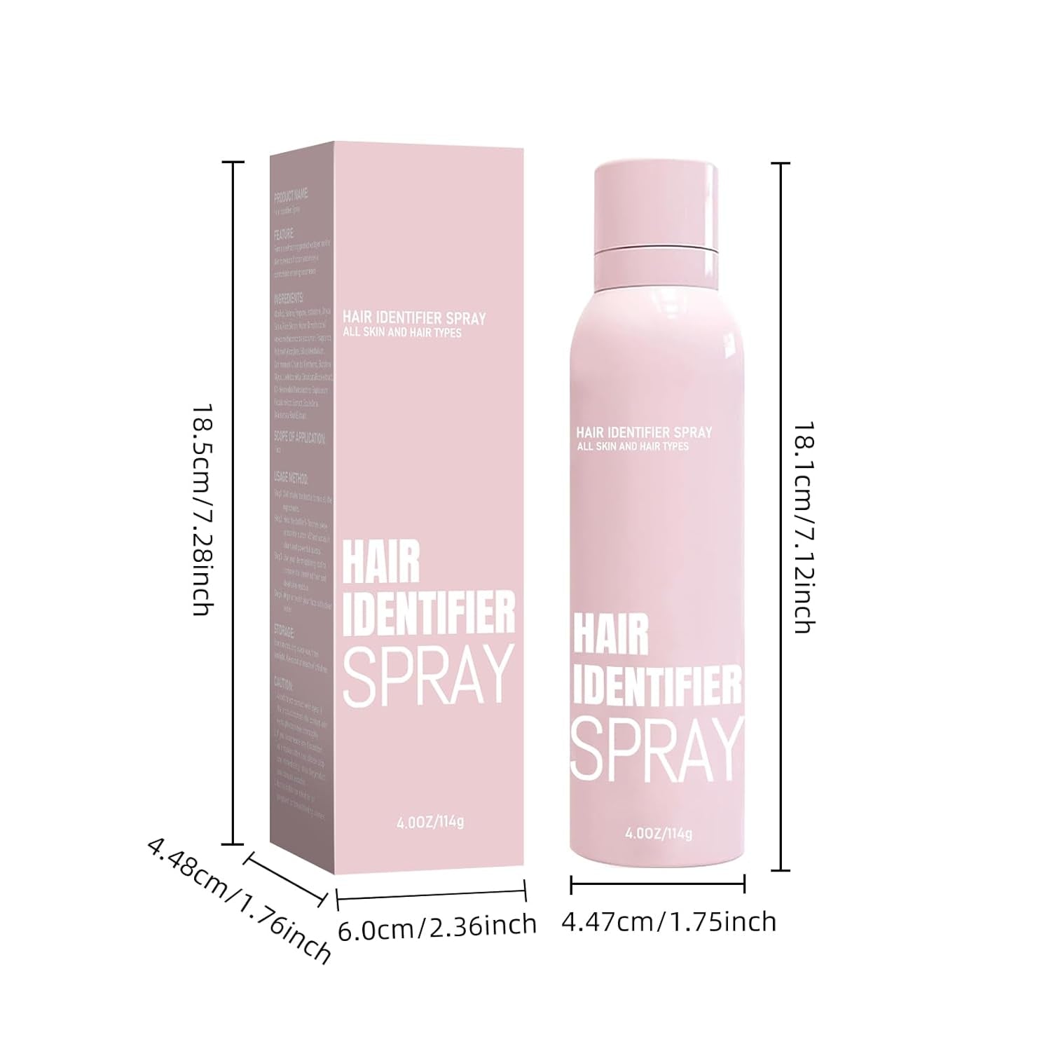 2025 NEW Hair Identifier Spray for Face Shaving, Skin Dermaplaning Spray for Face, Face Hair Identifier Spray, Moisturizing and Skin Care Dermaplaner Spray